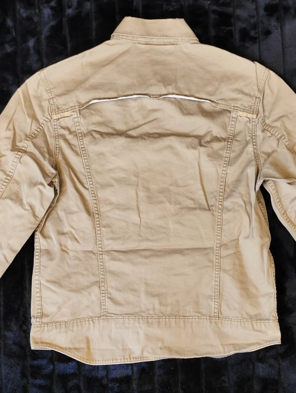 Levis Khaki Commuter Trucker Jacket Medium - Picture 12 of 12